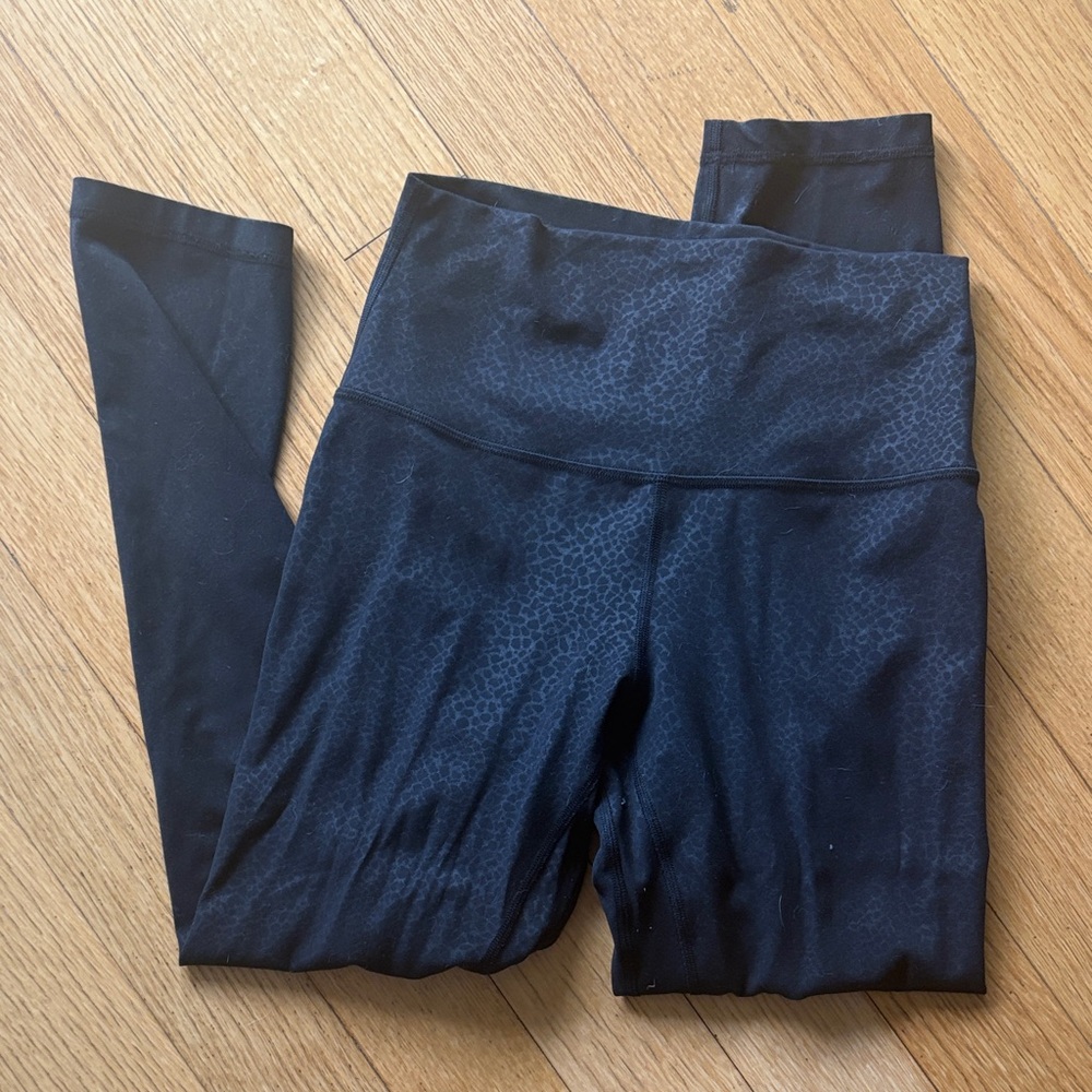 Black Leopard Print Leggings